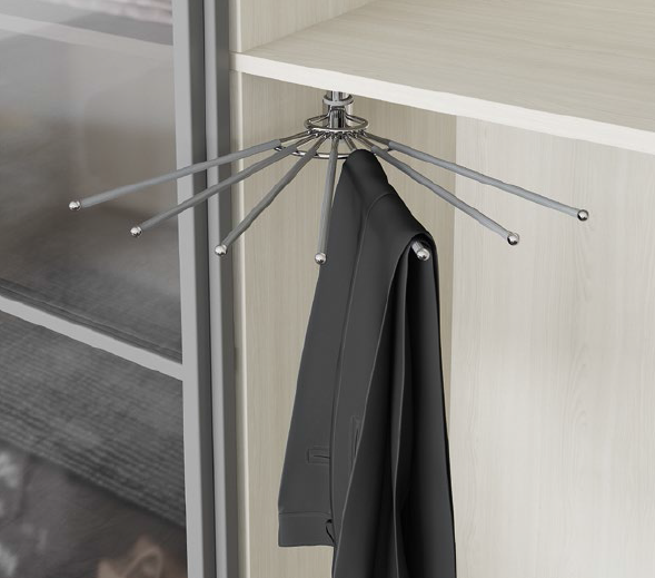 Starax Wardrobe Fitted Trouser Pant Rack Hanger S-6031