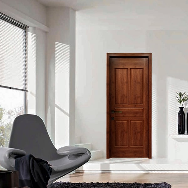 Dark Wood Mapao- Solid Door