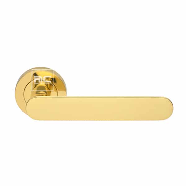 Manital Ratio Italian Door Handle Satin Chrome or Matt Bronze or Brass polish With Free Cylinder and Machine
