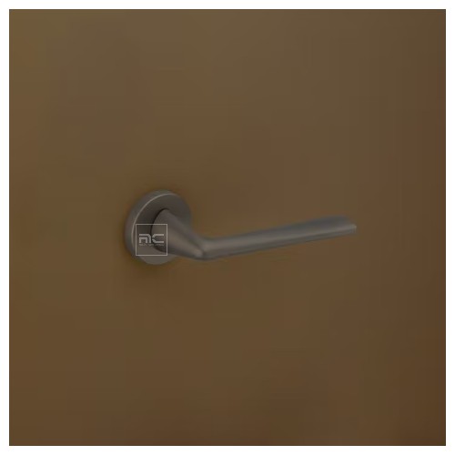 Manital Pipe Italian Door Handle Black or Brass Plated or NIS or Matt Bronze
