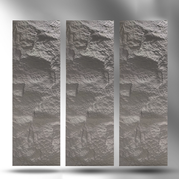 Decorative Panel 2.5'x8' 60mm XL L012-11 Cement Grey