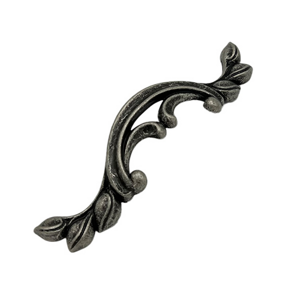 Turkish Cabinet Wardrobe Kitchen Handle 96mm Antique Silver 3520