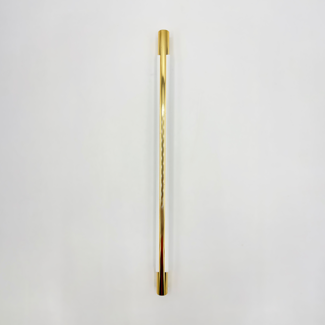 Turkish Cabinet or Wardrobe handle Eks 1350 White+Gold 2-Side – Naeem ...