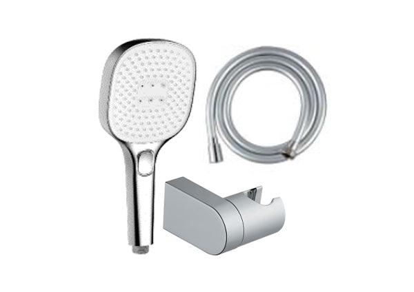 Showers RAIN SKY Square Hand Shower With Hose & Bracket Chrome S 54 F R420-14