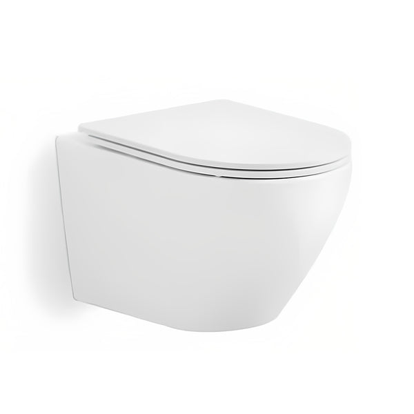Palici Wall-hung Rimless Soft-Close Seat and Cover for Toilet WH-003