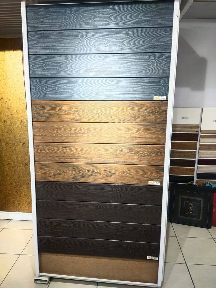 Anti Rot Wood Plastic Composite Exterior Wall Cladding or Panel Teak Grove - Naeem Trading Company