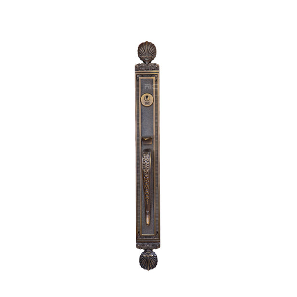 Entrance Main Door Lock Handle Lock Zinc Alloy Matt Antique Brass KE-13L