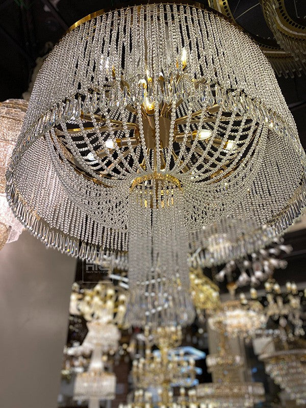 Ceiling Lighting Round Crystal Chandelier 8809-800 - Naeem Trading Company
