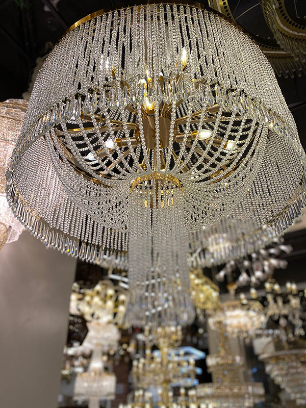 Ceiling Lighting Round Crystal Chandelier 8809-800 - Naeem Trading Company