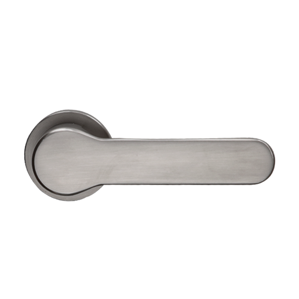 Royalwand Door Handle and Lever Set Steel Nickle or Chrome or Matte Steel Nickle or PVD or Matte Antique Brass-RW42