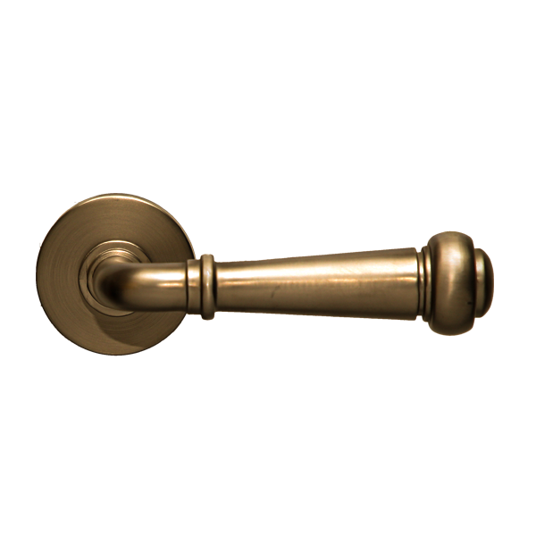 Royalwand Door Handle and Lever Set Matte Steel Nickle or Matte Antique Brass -RW 141