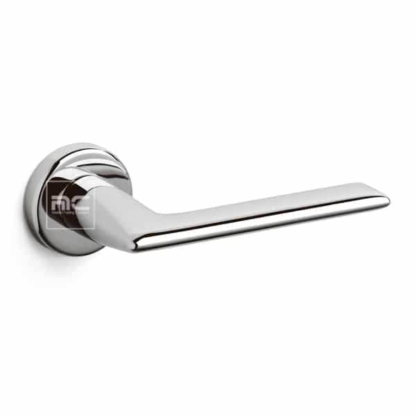 Olivari Italian Door Handle in Chrome Tecno