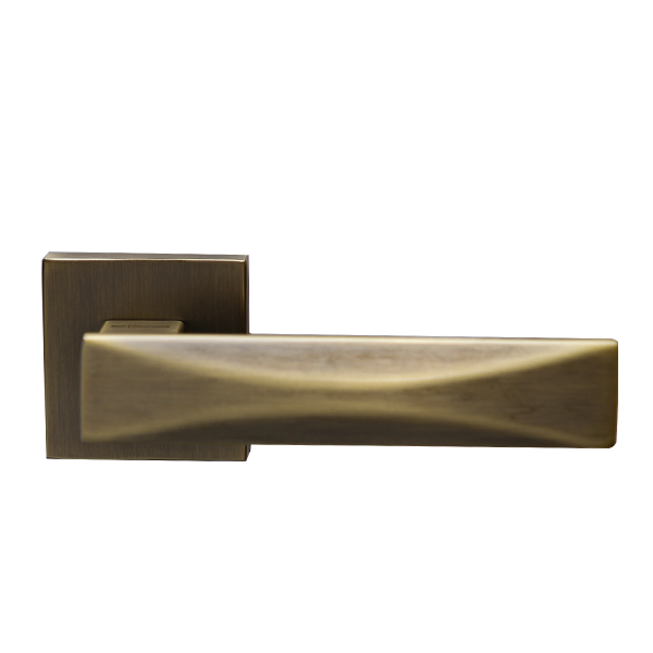 Royalwand Door Handle and Lever Set Matte Antique Brass or Matte Steel Nickle-RW 32