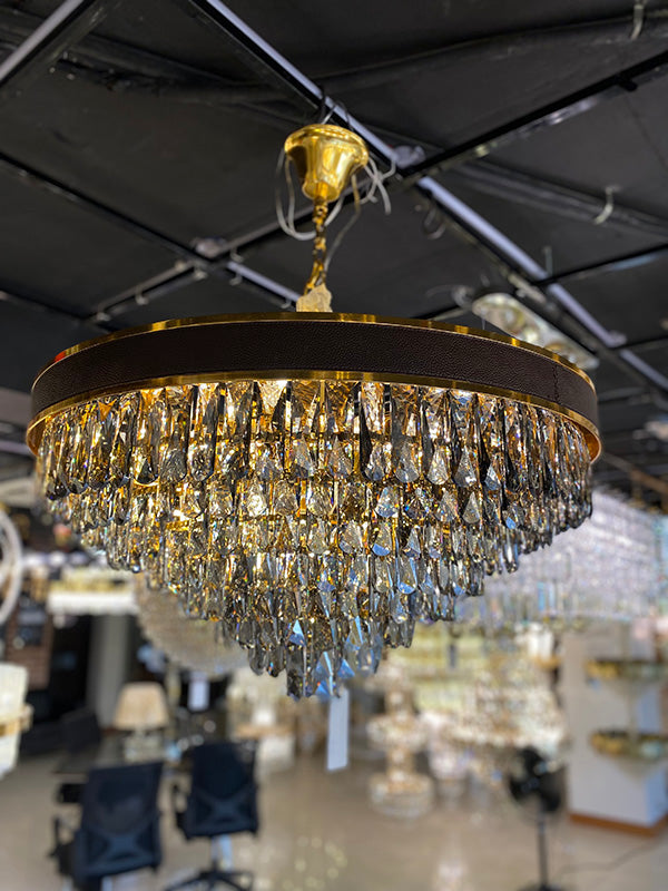Ceiling Lighting Round Crystal Chandelier 9642-800 - Naeem Trading Company