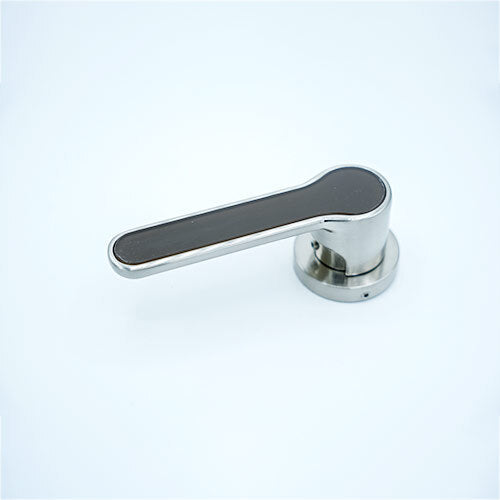 Tudoor Door Lock Handle 1913 Cp+Black Acralie