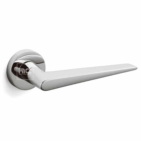 Olivari Italian Door Handle in Chrome Nina