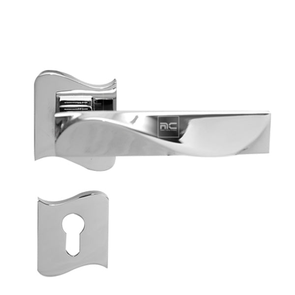 Royalwand Door Handle and Lever Set PVD or Matte Antique Brass or Chrome or Matte Steel Nickle-RW 22