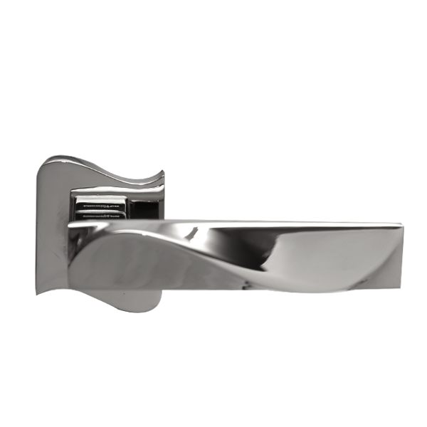 Royalwand Door Handle and Lever Set PVD or Matte Antique Brass or Chrome or Matte Steel Nickle-RW 22