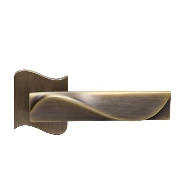 Royalwand Door Handle and Lever Set PVD or Matte Antique Brass or Chrome or Matte Steel Nickle-RW 22