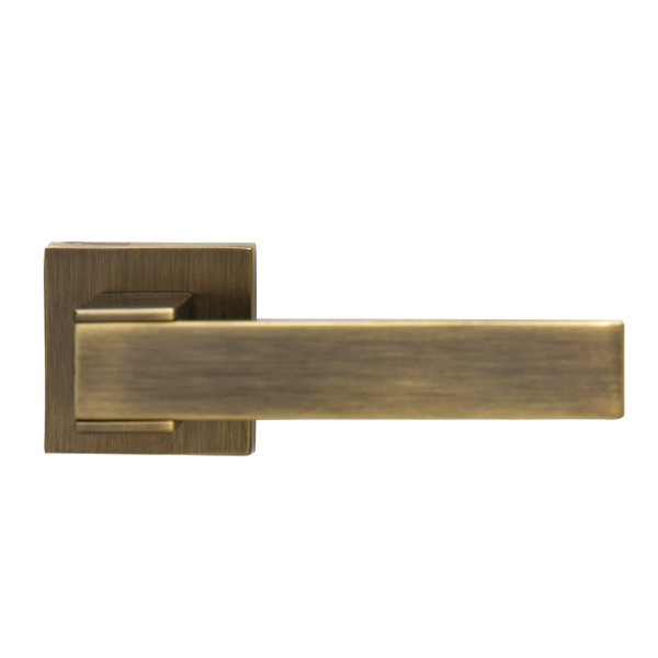 Royalwand Door Handle and Lever Set Matte Steel Nickle or Matte Antique Brass -RW 71