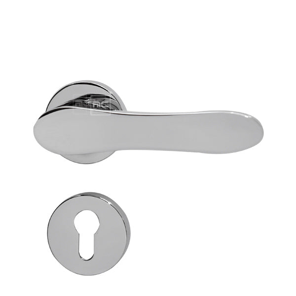 Royalwand Door Handle and Lever Set PVD or Matte Antique Brass or Chrome or Matte Steel Nickle-RW 46