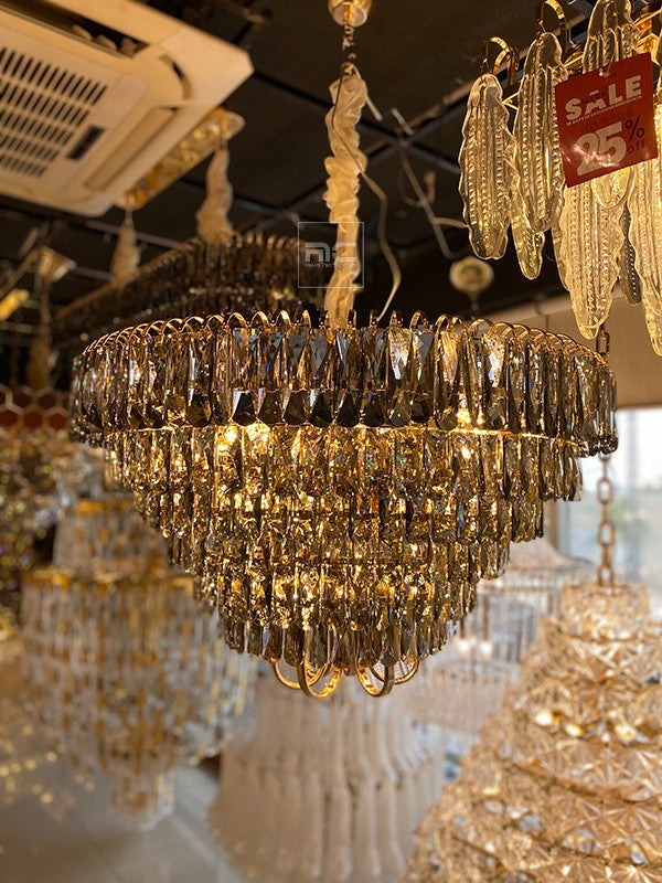 Ceiling Lighting Round Crystal Chandelier 9528-800 - Naeem Trading Company