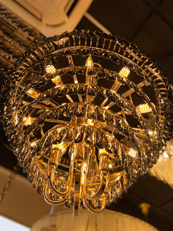 Ceiling Lighting Round Crystal Chandelier 9528-800 - Naeem Trading Company