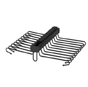 Starax Wardrobe Undermount Rail Aluminium Trouser Rack  Double S 6723 A