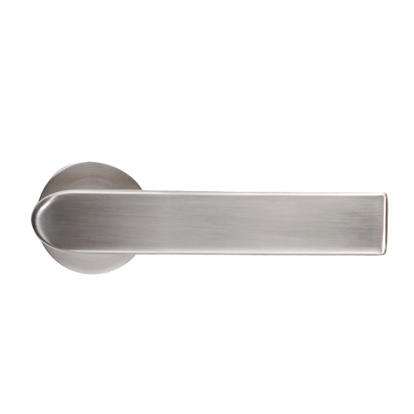 Royalwand Door Handle and Lever Set Matte Steel Nickle or Matte Antique Brass or Chrome or PVD-RW-43