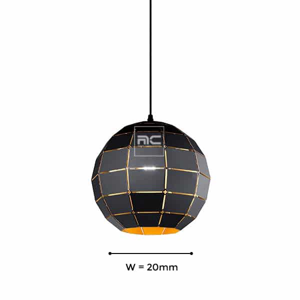 Hanging Globe Modern Pendant Light -F7620C-S