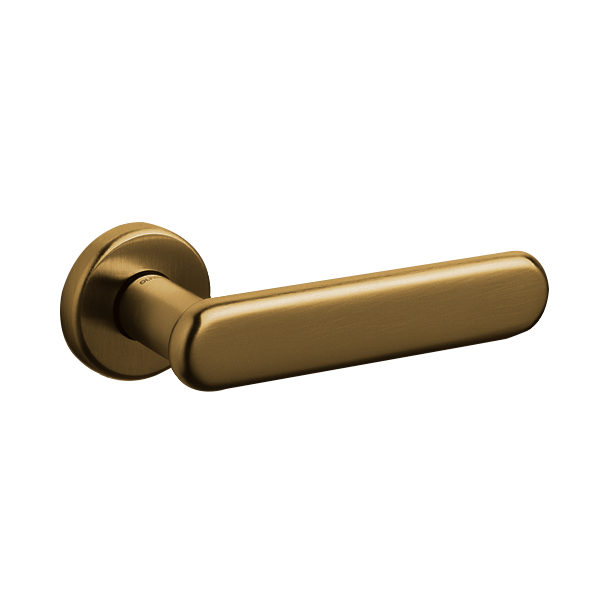 Olivari Italian Door Handle in Gold Globe