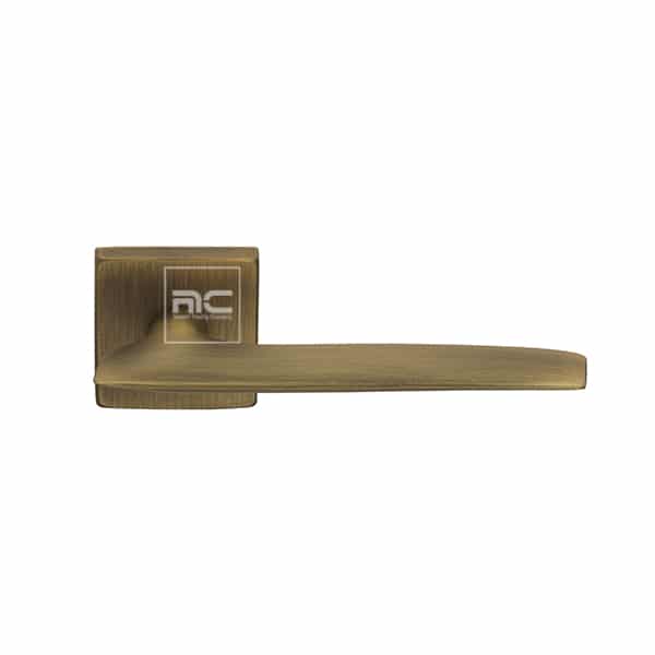 Manital Hygge Italian Door Handle Brass or Matt Bronze or Chrome or Black  With Free Cylinder and Machine