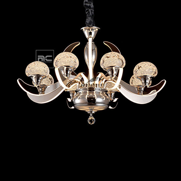 Ceiling Lighting| Crystal  Ball Chandelier-MD8666-8 - Naeem Trading Company