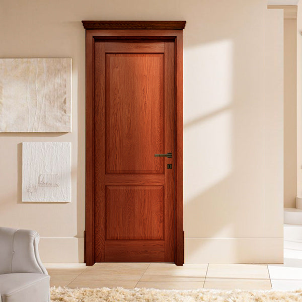 Dark Beige Oak- Solid Engineered  Door