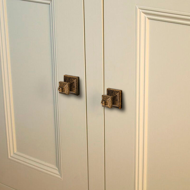 Turkish Cabinet Wardrobe Kitchen Knob Handle EKS-1650 32MM Antique Bronze