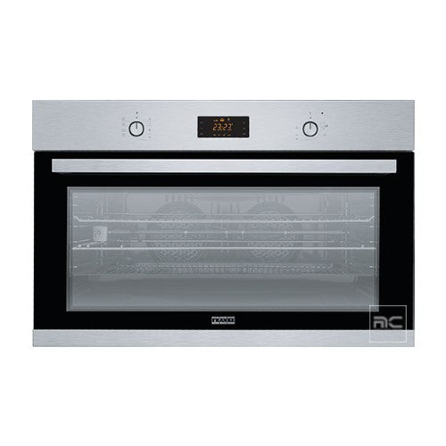 New Glass Linear GNXO 96 M NT XS Stainless Steel Oven
