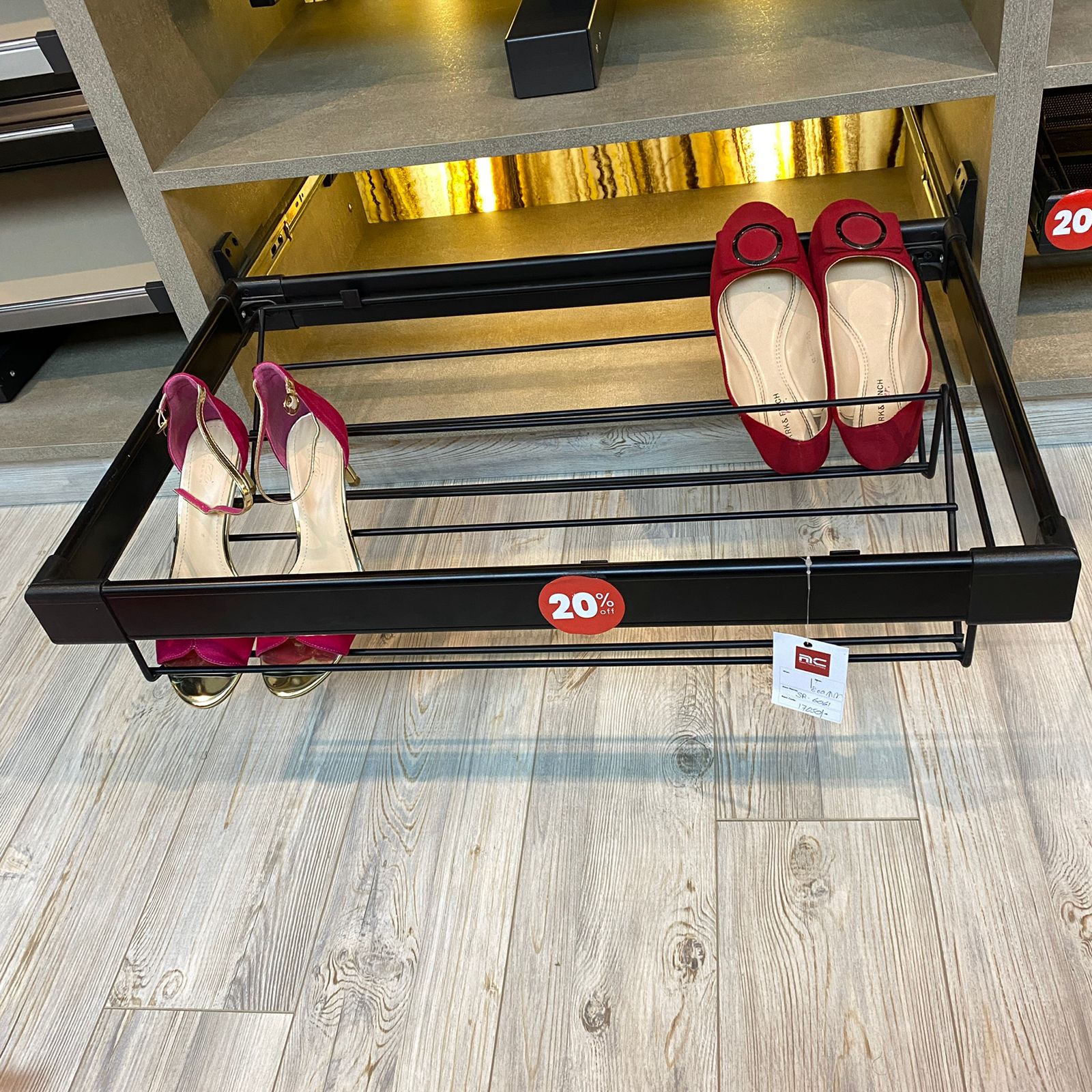 WARDROBE ORGANIZER ROD SHOE RACK SOFT CLOSE (SR-6060) – Naeem Trading ...