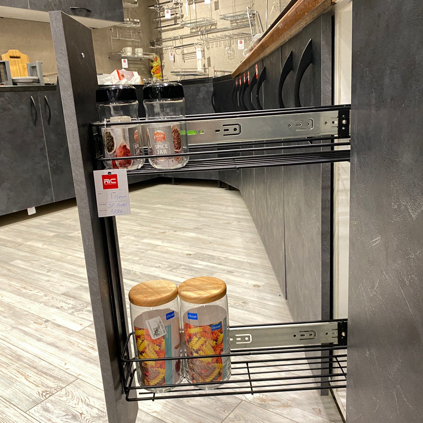 Close Rack Kitchn KITCHEN ACCESSORIES MULTI PURPOSE RACK ( 2 layer) SOFT CLOSE (BRCP-606 ...