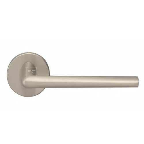 Manital Pipe Italian Door Handle Black or Brass Plated or NIS or Matt Bronze
