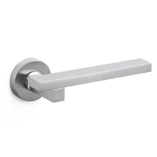 Olivari Italian Door Handle in Chrome Space